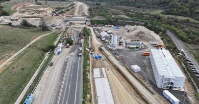 Imagini spectaculoase de pe sectorul A1, Margina-Holdea