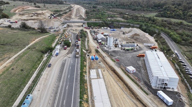 Imagini spectaculoase de pe sectorul A1, Margina-Holdea