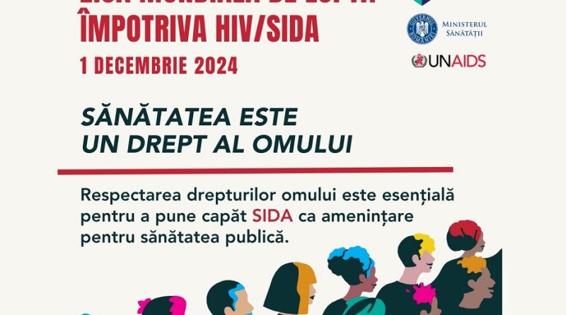 Ziua Mondială de Luptă Împotriva HIV/SIDA, 1 decembrie 2024