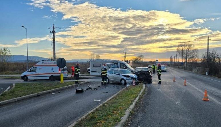 Accident cu patru victime la ieșire de pe autostrada A1 pe DN 7