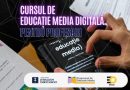 Încep înscrierile pentru programul de formare de educație media digitală, adresat profesorilor de gimnaziu, care predau discipline umaniste