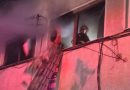 Incendiu într-o clădire cu birouri. O persoană a fost evacuat de salvatori